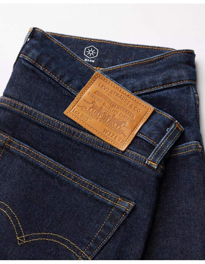 Чоловічі джинси LEVIS 505 Premium Regular Deepest Blue Rinse Warm