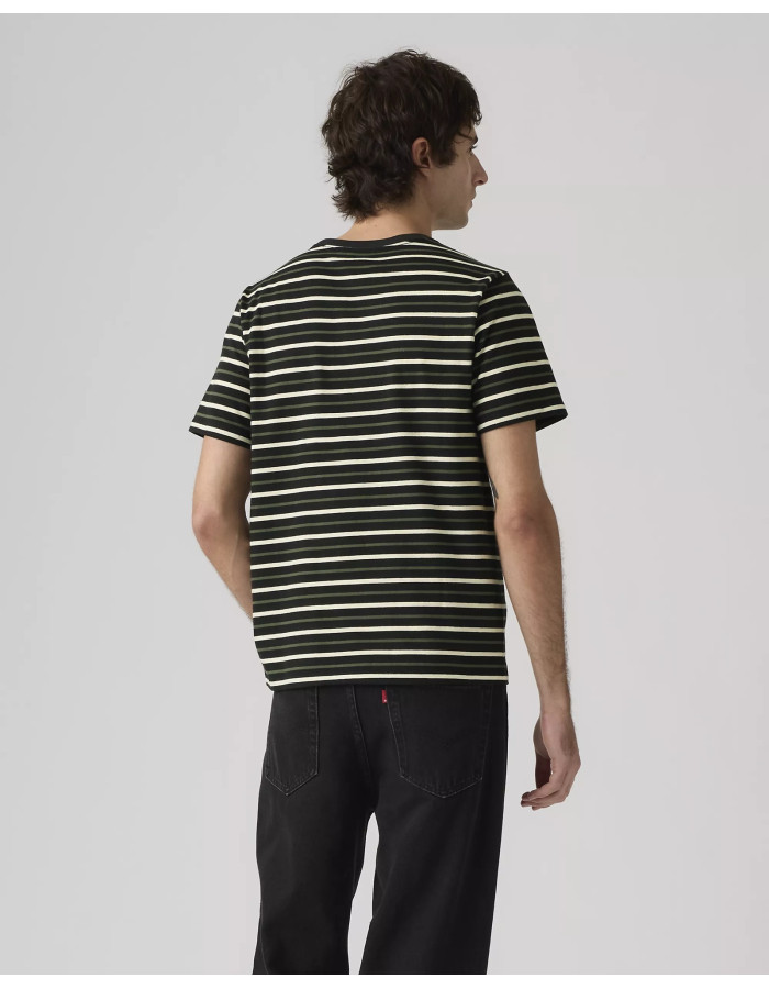 Футболка Levis Original Housemark Andor Stripe Jet Black  566050303