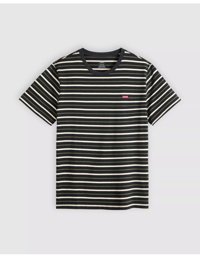 Футболка Levis Original Housemark Andor Stripe Jet Black  566050303
