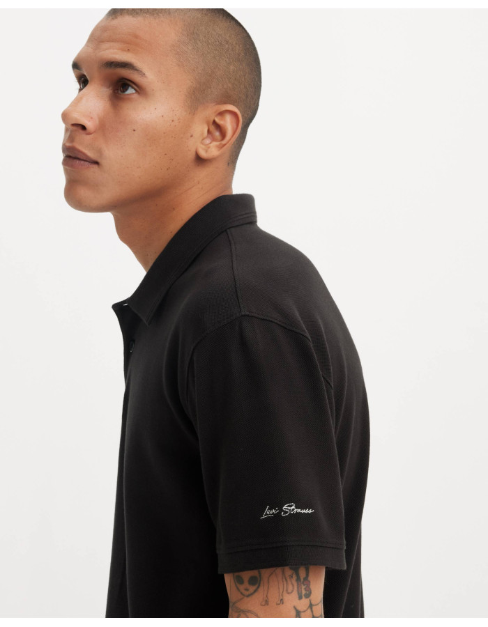 Levis Standard Polo Shirt Meteorite - Black 