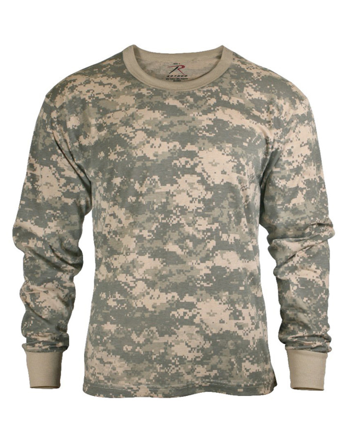 Футболка з довгим рукавом Rothco Long Sleeve ACU Digital Camo T-Shirt