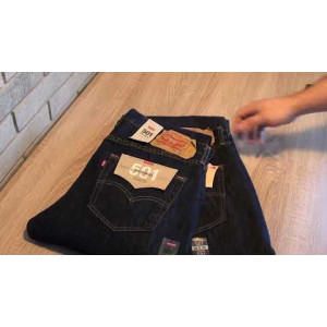 Чоловічі джинси Levis Mens 501 Original Fit Jeans Rinse
