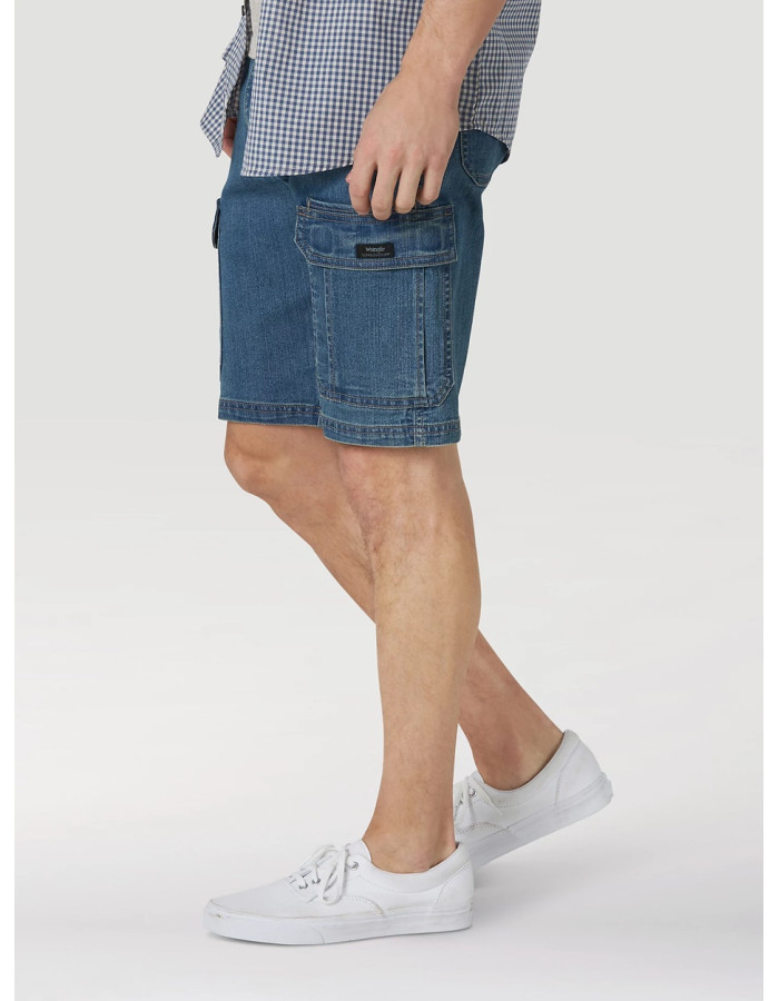 Шорти  Wrangler Men's Five Star Premium Denim Cargo Shorts Medium Tint 