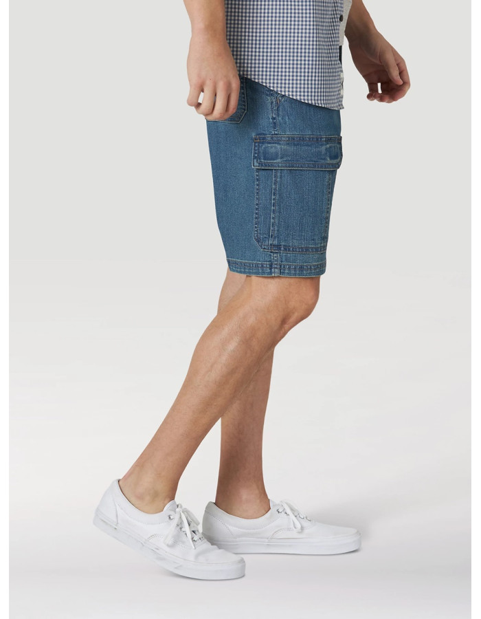 Шорти  Wrangler Men's Five Star Premium Denim Cargo Shorts Medium Tint 