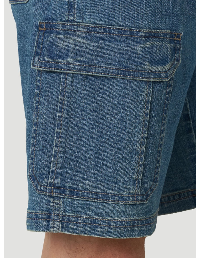 Шорти  Wrangler Men's Five Star Premium Denim Cargo Shorts Medium Tint 